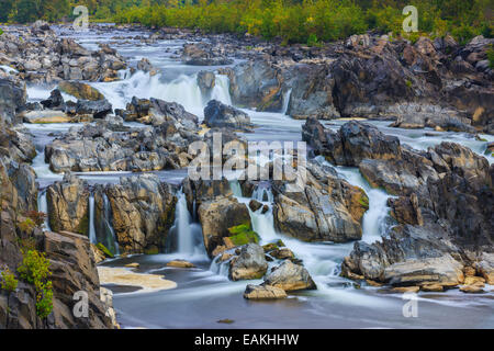 Great Falls Park, Virginia, Stati Uniti d'America Foto Stock