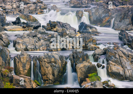 Great Falls Park, Virginia, Stati Uniti d'America Foto Stock