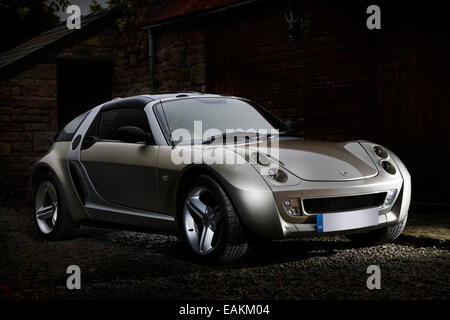 Di colore oro Smart roadster coupe Auto. Foto Stock