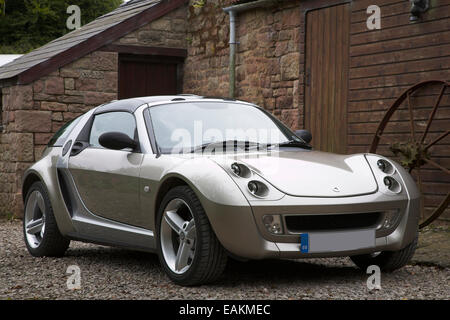 Di colore oro Smart roadster coupe Auto. Foto Stock