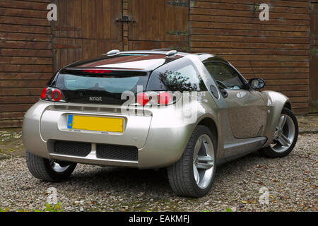 Di colore oro Smart roadster coupe Auto. Foto Stock