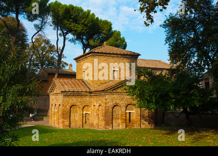 Mausoleo di Galla Placidia, Mausoleo, centro storico, Ravenna, Emilia Romagna, Italia Foto Stock