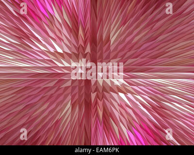 Rosso sfondo astratto con forte e trasparente di spine Foto Stock