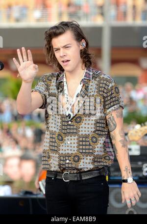 Orlando, FL, Stati Uniti d'America. 17 Nov, 2014. sul palco per la NBC TODAY SHOW Concerto con una direzione - Parte 2, Universal Orlando Resort Orlando, FL 17 novembre 2014. Credito: Derek Storm/Everett raccolta/Alamy Live News Foto Stock