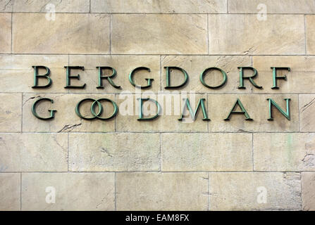 Bergdorf Goodman store in New York City NYC Foto Stock