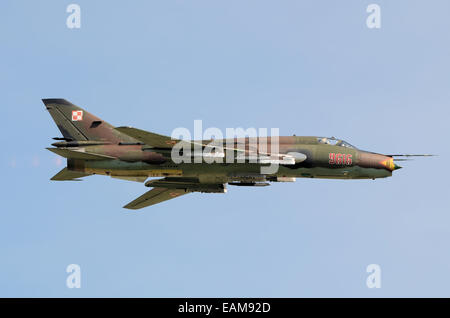 Il Sukhoi Su-22 (nato il nome di reporting: Montatore) è un sovietico caccia bombardiere sviluppato dalla Sukhoi Su-7. Utilizzato dal blocco orientale. Sovietico della guerra fredda era Foto Stock