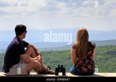 Amici di Dan Ingall si affacciano, bagno County, Virginia vicino a Homestead Resort Foto Stock