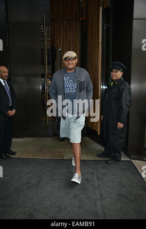 New York Candids dotate: Omar Miller dove: Manhattan, New York, Stati Uniti quando: 15 Maggio 2014 Foto Stock