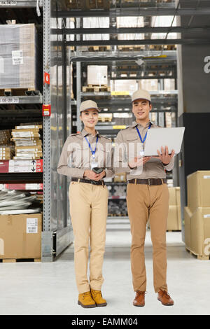 Logistica orientale personale per il lavoro Foto Stock