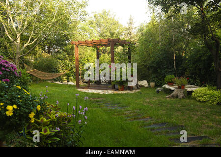 Giardino di Villa Foto Stock