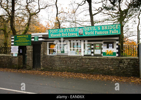 Devils Bridge Ceredigion nel Galles vicino Aberyswyth Foto Stock