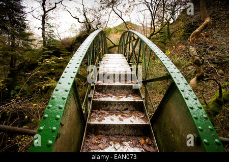 Devils Bridge Ceredigion nel Galles vicino Aberyswyth Foto Stock