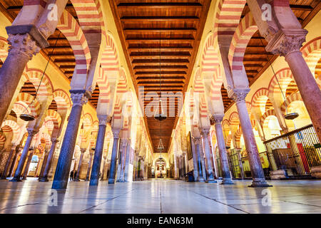 Hypostyle Hall La Giralda di Siviglia, Spagna. Foto Stock