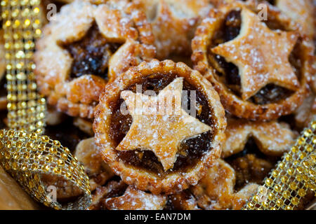 Tradizionale Natale topi torte Foto Stock