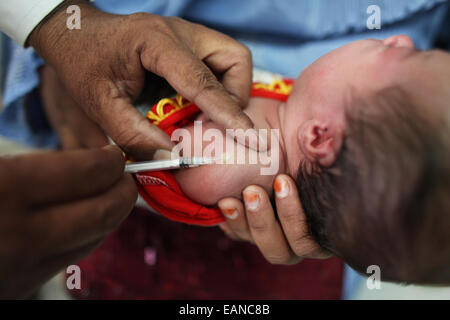 Immunizzazione in Afghanistan Foto Stock