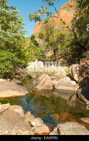 Rock Pool in Emma Gorge, El Questro, WA, Australia Foto Stock