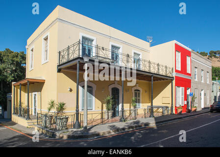 Case in Loader Street, De Waterkant distretto, Cape Town, Western Cape, Sud Africa Foto Stock