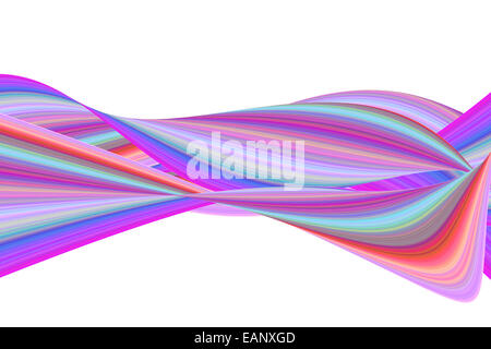 Abstract di onde di luce sullo sfondo astratto Foto Stock