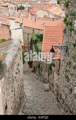 Città vecchia, Hyères, Francia Foto Stock