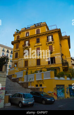 Neighborghood residenziale, quartiere Monti, centrali di Roma, Italia Foto Stock