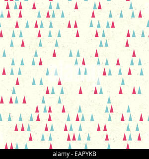 Albero di natale seamless pattern. Vettore Foto Stock