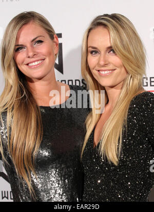 16Th Annual Tiger Jam Rocks Las Vegas a Mandalay Bay Resort and Casino offre: Karin Kildow,Lindsey Vonn dove: Las Vegas, Nevada, Stati Uniti quando: 18 Maggio 2014 Foto Stock