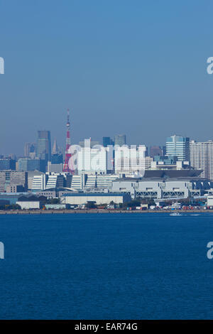 Vista di Tokyo, Giappone Foto Stock