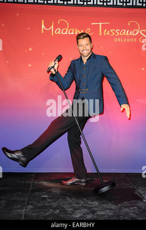 Ricky Martin cera figura Ricky Martin cera figura presentando al Madame Tussauds di Las Vegas 19/11/2014 Las Vegas/picture alliance Foto Stock