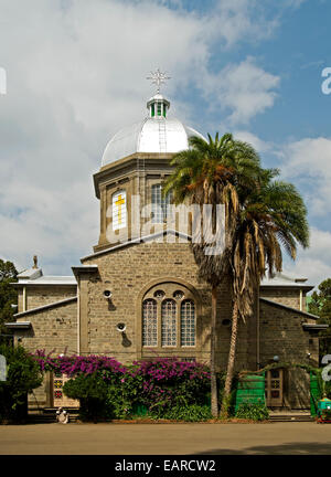 Sedetegnaw Medanialem Chiesa, Addis Abeba, Etiopia Foto Stock