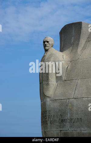 Monumento a Joseph Conrad, Gdynia, voivodato di Pomerania, Polonia Foto Stock