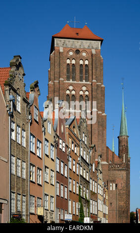 Katherinenkirche, la chiesa di Santa Caterina, Gdansk, voivodato di Pomerania, Polonia Foto Stock