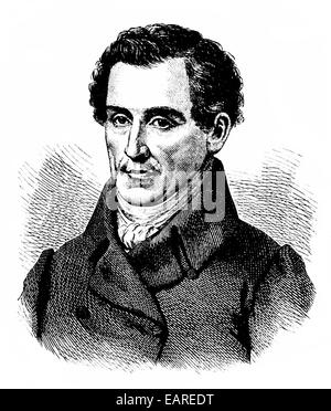 Luigi Carlo Zenobio Salvatore Maria Cherubini, 1760 - 1842, compositore italiano Zeichnung Historische, Ritratto von Luigi Carlo Ze Foto Stock