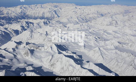 Montagna himalayana in India nord-occidentale Foto Stock