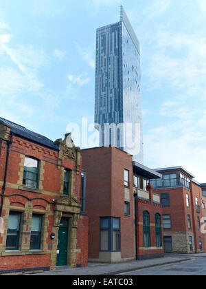 Beetham Tower come visto da Bridgewater Street Manchester REGNO UNITO Foto Stock