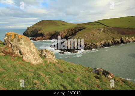 Testa Kellan, Porta Quin, North Cornwall, England, Regno Unito Foto Stock