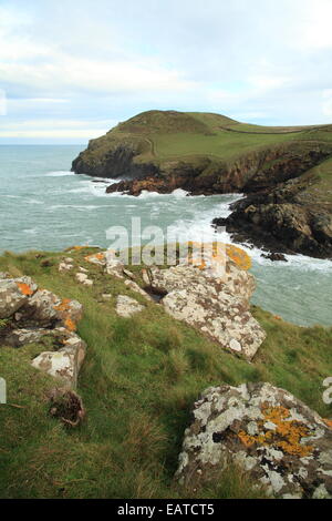 Testa Kellan, Porta Quin, North Cornwall, England, Regno Unito Foto Stock