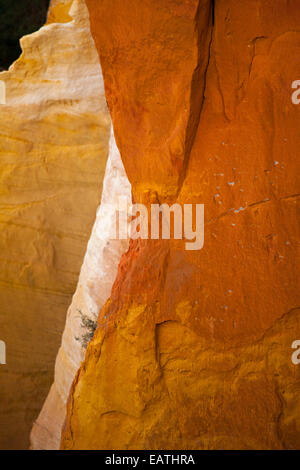 Maines naturale di ocre di Roussillon , France Foto Stock