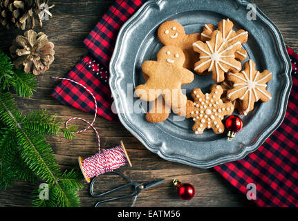 Biscotti di Natale. Foto Stock