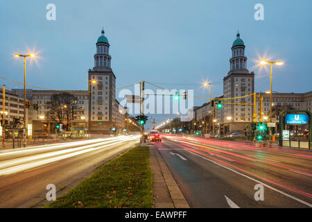 Frankfurter Tor, Berlino, Germania Foto Stock