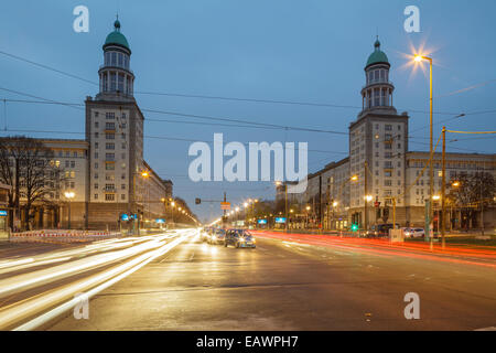 Frankfurter Tor, Berlino, Germania Foto Stock