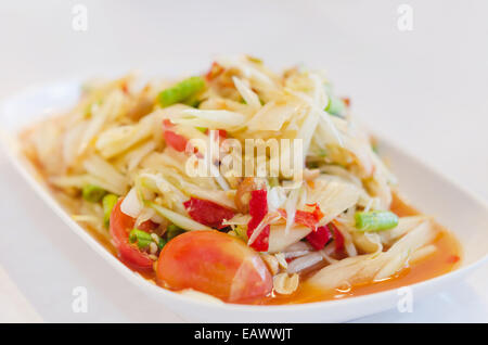 Thai insalata di papaya , miscelati dalla varietà di ortaggi Foto Stock
