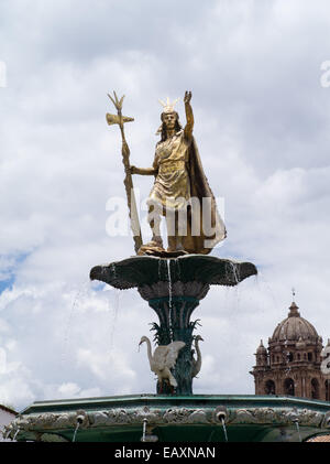 Scene intorno alla plaza de armas in Cusco, Perù. Foto Stock