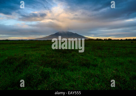 Isarog vulcano, South Luzon, Filippine Foto Stock