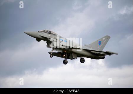 Eurofighter Typhoon FRG4 veloce militare jet da combattimento Foto Stock