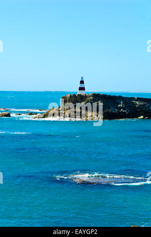 Robe Town,Grande Oceano Rd,paesaggi marini,Canunada Parco Nazionale,spiagge deserte, verde mare,sole,le vie navigabili interne,Sud Australia Foto Stock