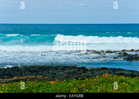 Robe Town,Grande Oceano Rd,paesaggi marini,Canunada Parco Nazionale,spiagge deserte, verde mare,sole,le vie navigabili interne,Sud Australia Foto Stock