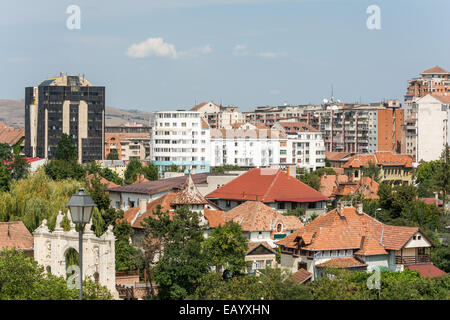 Alta Vista di Alba Iulia città in Romania Foto Stock