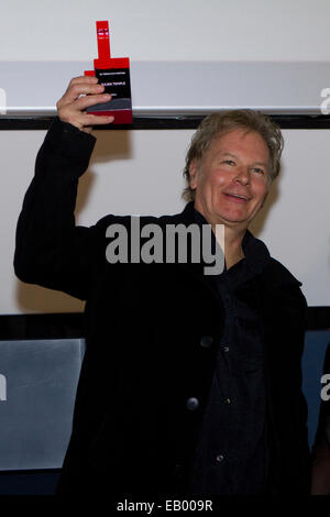 Torino, Italia, 22 novembre 2014. Il regista britannico Julien Temple riceve un premio al Torino Film Festival. Foto Stock