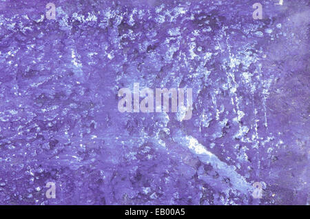 Violetta parete dipinta sullo sfondo di texture Foto Stock