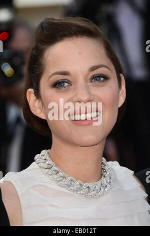 La 67th annuale di Cannes Film Festival - "Due Giorni e Una Notte" (Deux Jours, Une Nuit) - Premiere con: Marion Cotillard dove: Cannes, Francia Quando: 20 Maggio 2014 Foto Stock